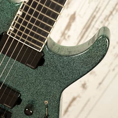 ESP E-II M-II 7B 7-String Baritone w/ Evertune Bridge - Granite Sparkle (Used) - Granite Sparkle image 17