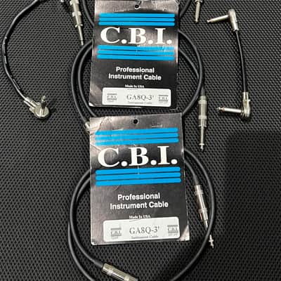 CBI Cables GA8Q-3 & GA3-3 Mid 90’s - Black image 1
