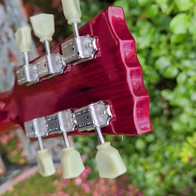 Vintage VS6-CR Reissued Series Double Cut with Gold Hardware 2010s - Cherry Red image 18