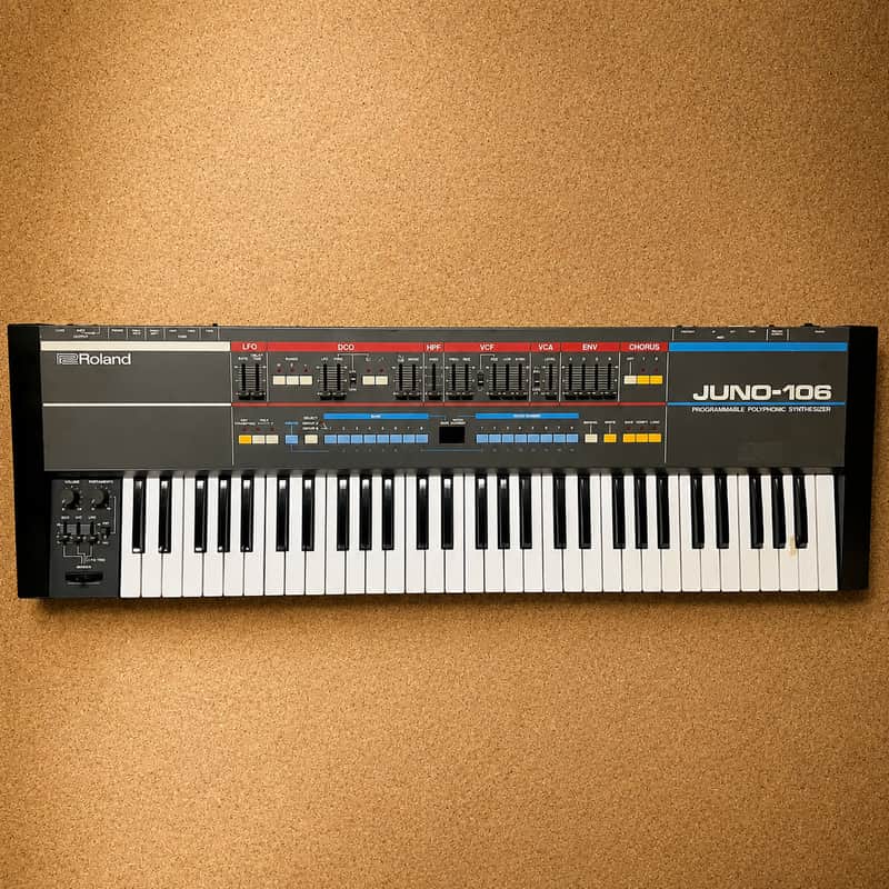 Roland Juno-106 – 1980s – Full original parts – Fully Serviced – Warranty image 1