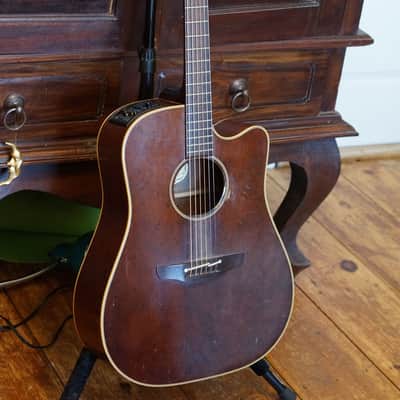 TAKAMINE en10c (an) japan pro natural series solid cedar acoustic guitar image 1
