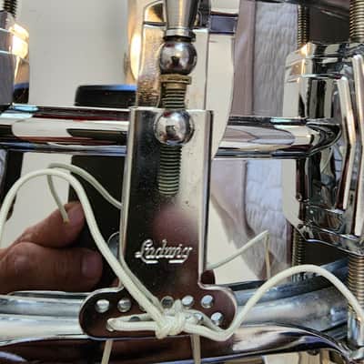 Ludwig Supraphonic 1967 Full Original Kit w/ Red Velvet Lined Hard Case, Snare Stand, Brushes & Gladstone Practice Pad - EXCELLENT CONDITION image 11
