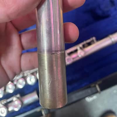 King Cleveland 610 Flute w/ Hard Case Blue Lining (parts/ repairable) image 19