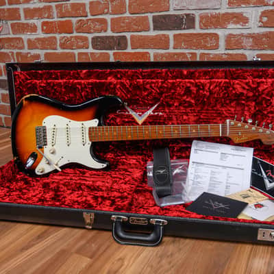 Fender Custom Shop Limited Edition NAMM D-MAG Stratocaster 3-Color Sunburst Relic 2017 w/OHSC image 2