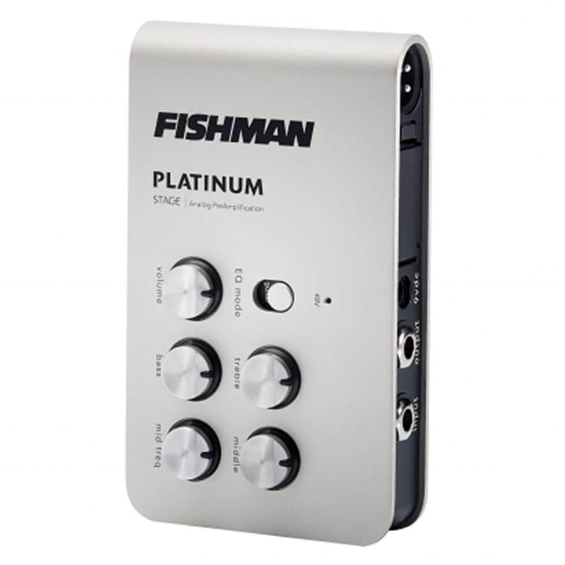 FISHMAN Platinum Stage Analog Acoustic Guitar Preamp Pedal Open Box Mint image 1
