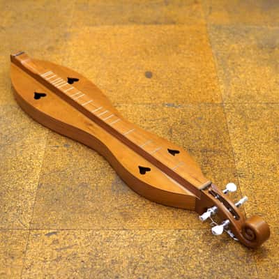 McSpadden 4SHCC All-Cherry Scrollhead Hourglass Mountain Dulcimer w/Padded Gig Bag image 2