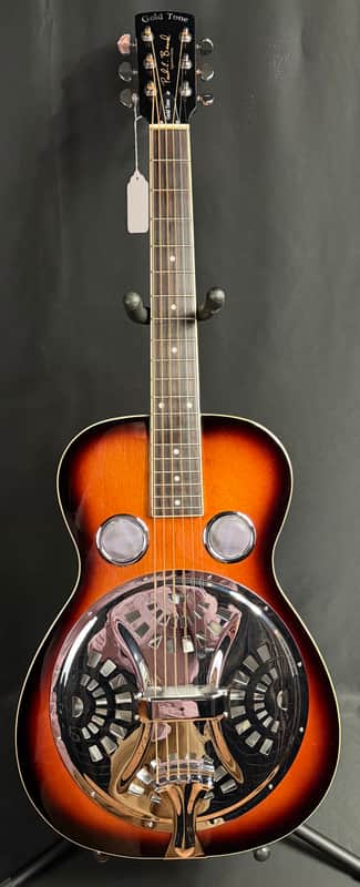 Gold Tone PBR Paul Beard Signature Round Neck Resonator Guitar Tobacco Sunburst w/ Case image 1