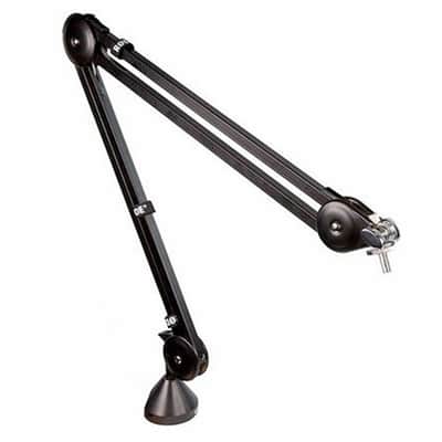 Rode Procaster Dynamic Mic w/ Shock Mount PSA1 Studio Boom Arm Cable & WindPop image 7