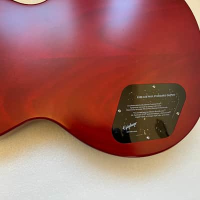 NEW Epiphone 1959 Les Paul Standard Outfit 2020 Aged Dark Burst Limited Edition Case JUMBO LARGE FRETS_23 image 11