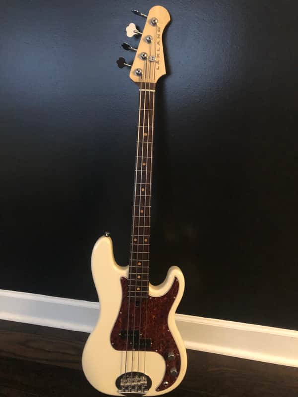 Lakland Bob Glaub Precision Bass 2007 Olympic White image 1