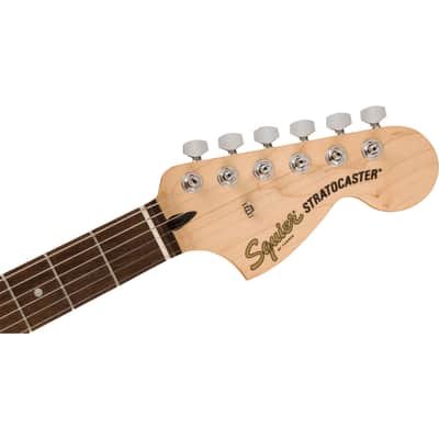 Squier Affinity Series Stratocaster HSS Pack LRL Charcoal Frost Metallic - Beginner electric guitar kit image 7
