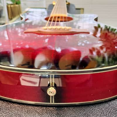 Ibanez AEG240-TRS Thinline Acoustic Electric Guitar w/ Fishman 2014 - Transparent Red Sunburst image 13