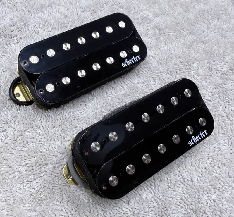 Schecter 7 String Humbucker - Diamond Series - 2025 - Black/ Nickel- Free Shipping image 1