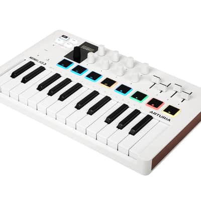 Arturia MiniLab 3 MIDI Keyboard Controller (White) image 2