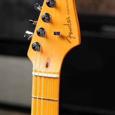 Fender American Ultra II Stratocaster HSS Electric Guitar - Solar Flare with Hardshell Case image 5