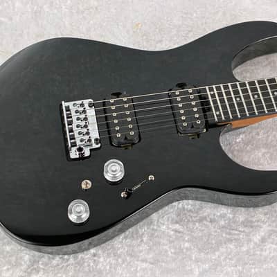 CHARVEL PRO-MOD PLUS DK24 DINKY 2 PT TREM EBONY FRETBOARD  RAVEN BLACK image 1