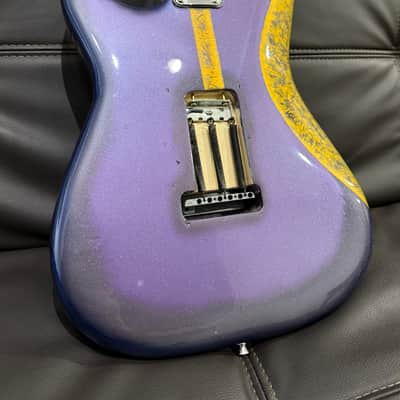 Custom Airbrushed Partscaster Stratocaster  - Airbrushed Purple Burst image 7