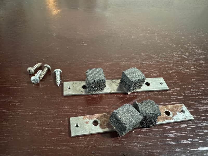 Gibson Vintage Les Paul Deluxe Mini Humbucker P-90 Pickup Brackets 1969 1970 1971 1972 1973 1974 image 1