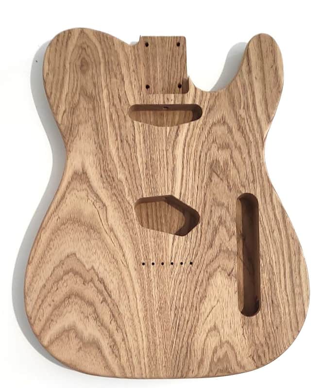 Unfinished 2 pcs Roasted Swamp ash Body Telecaster style, Light (-1,8kg / -3,9lb image 1