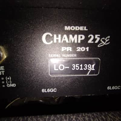 Fender Champ 25 1992 - Black image 9