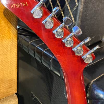 Greco EX800H Hamer Style Explorer MIJ 1978 - Cherry 🍒 Sunburst image 7