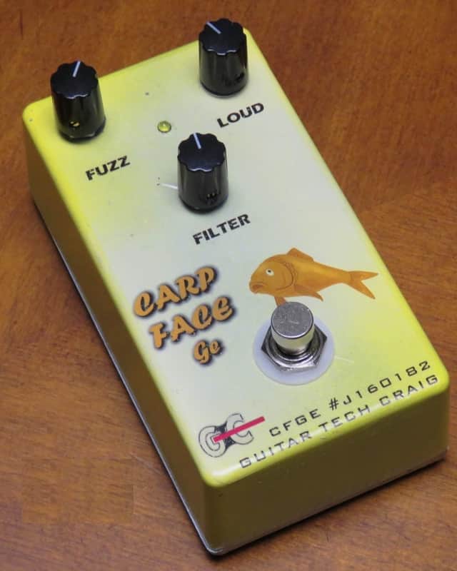 Guitar Tech Craig 🇺🇸 Carp Face Ge Germanium Fuzz standard 9v supply fuzz face image 1