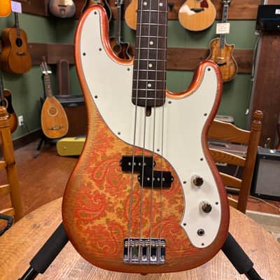 Berly Guitars P Style Bass Pink Paisley Authorized Dealer image 2