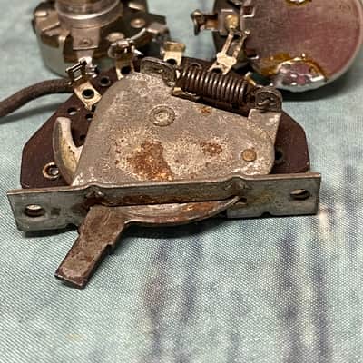 Vintage Original 1958 Fender Tele Pots & Switch image 6