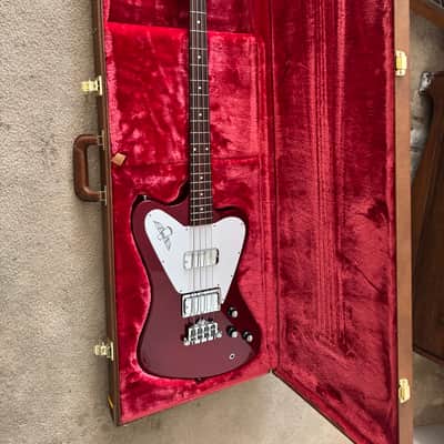 Like NEW 🇺🇸USA Gibson Thunderbird NR  bass guitar - super butter action - Sparkling Burgundy image 9