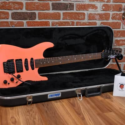 Fender HM Strat Flash Pink 1988 w/Hard Shell Case image 2