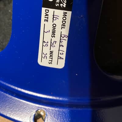 Weber 12” Alnico blue dog speaker 16 ohm 30watt image 1