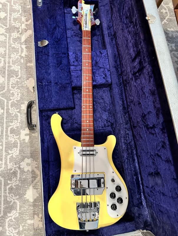 RARE 1991 Rickenbacker 4001CS Chris Squire Signature Vintage Electric Bass Guitar & Original Case #303 or 1000 image 1