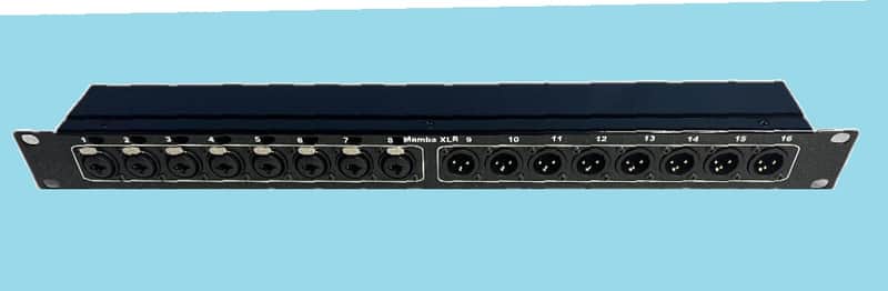 Mamba 8XLR Combo  & 8 XLR Male to  8 XLR Male & 8 Combo [8inx8out XLR panel] image 1