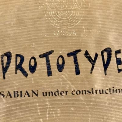 GOLDEN! ULTRA THIN!! 17" Sabian HHX PROTOTYPE Crash 990g image 2