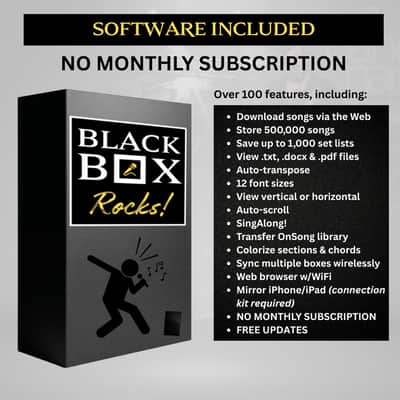 BLACK BOX Prompter GO! Confidence Monitor Bundle image 5