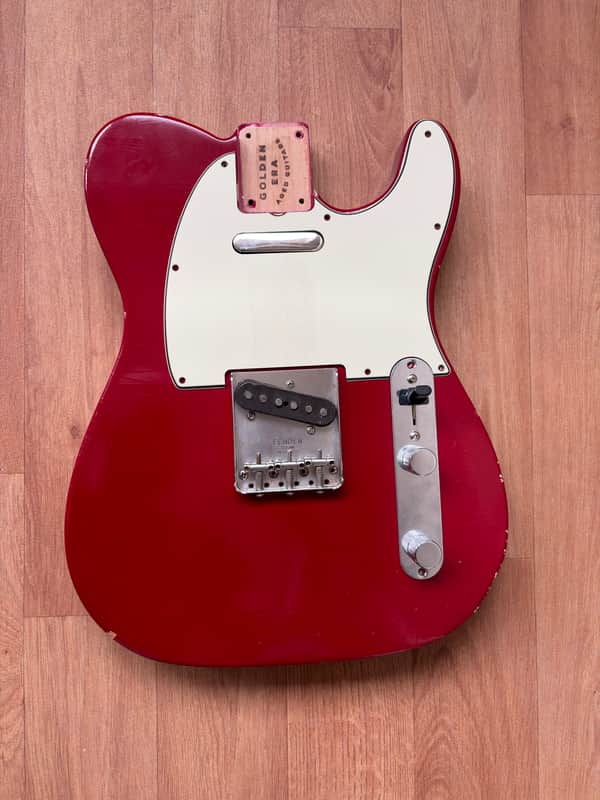 Golden Era Aged Telecaster Body Dakota Red Telecaster body alder 2025 - Dakota Red image 1