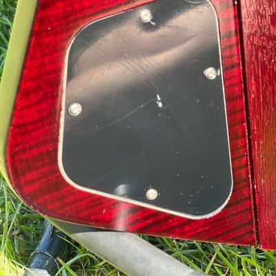 Gibson Nikki Sixx Signature Thunderbird Bass 2012 - Red - w/ snakeskin case...WOW! image 8