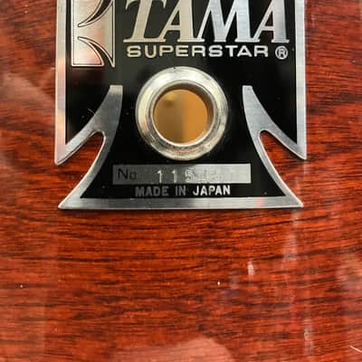 Tama Superstar 8x12 Tom Drum Super Mahogany Finish image 6