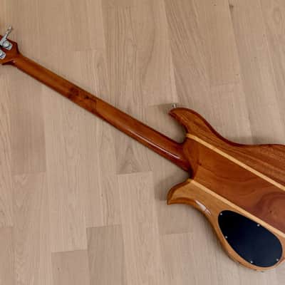 1980 B.C. Rich Eagle Bass, Koa Neck Through Vintage USA-Made Bass w/ Case image 12