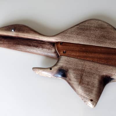 GVGD 34" FRETLESS BASS 4 STRINGS 07-21 MAHOGANY ASH NATURAL image 12