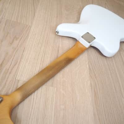 1963 Fender Jaguar Vintage Offset Electric Guitar Pre-CBS Olympic White w/hc image 15