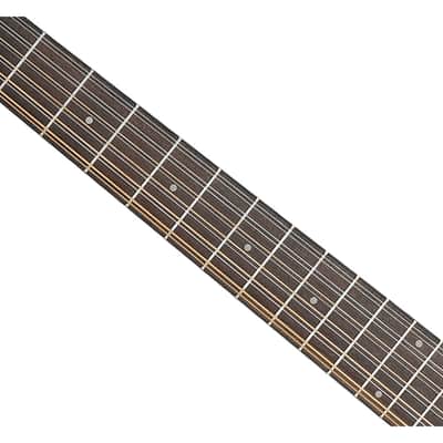 Used Ibanez AEG5012DVH AEG 12-String A/E Guitar - Dark Violin Sunburst image 3