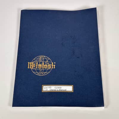 McIntosh C2300 2-Channel Stereo Vacuum Tube Pre-Ampiflier image 14