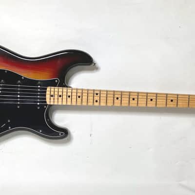 Fender Stratocaster Hardtail 1978 3-tone sunburst image 2