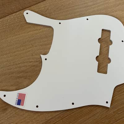 Allparts Jazz Bass Pickguard White (2026 / new) image 2
