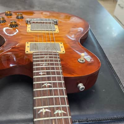 PRS Singlecut 20th Anniversary Artist 10 Top BIRDS IN FLIGHT 2006 AAA Amber Quilt USA American Single Cut Paul Reed Smith Guitar image 14