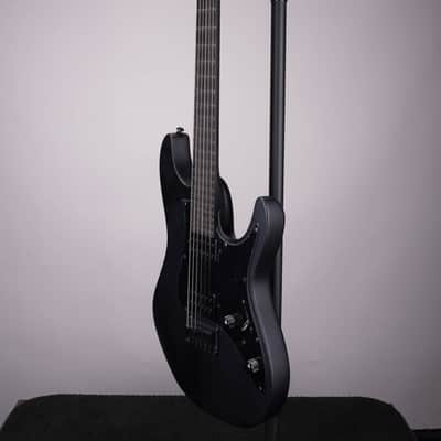 Ibanez AZ41B1 Iron Label Electric Guitar Black Flat w/ DiMarzio Pickups image 5