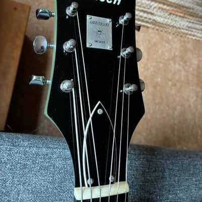 Gretsch G6118T Anniversary with Bigsby 2003 - 2016 Smoke Green 2-Tone image 6