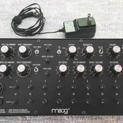 Moog DFAM Drummer From Another Mother Semi-Modular Analog Percussion Synthesizer 2018 - Present - Black/Wood image 2