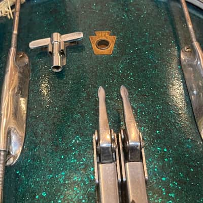 WFL/Ludwig 12 x 16 Dual Strainer Zephyr Lug Marching Snare image 4